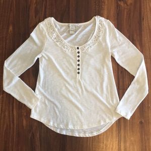 Small American Rag Button Top